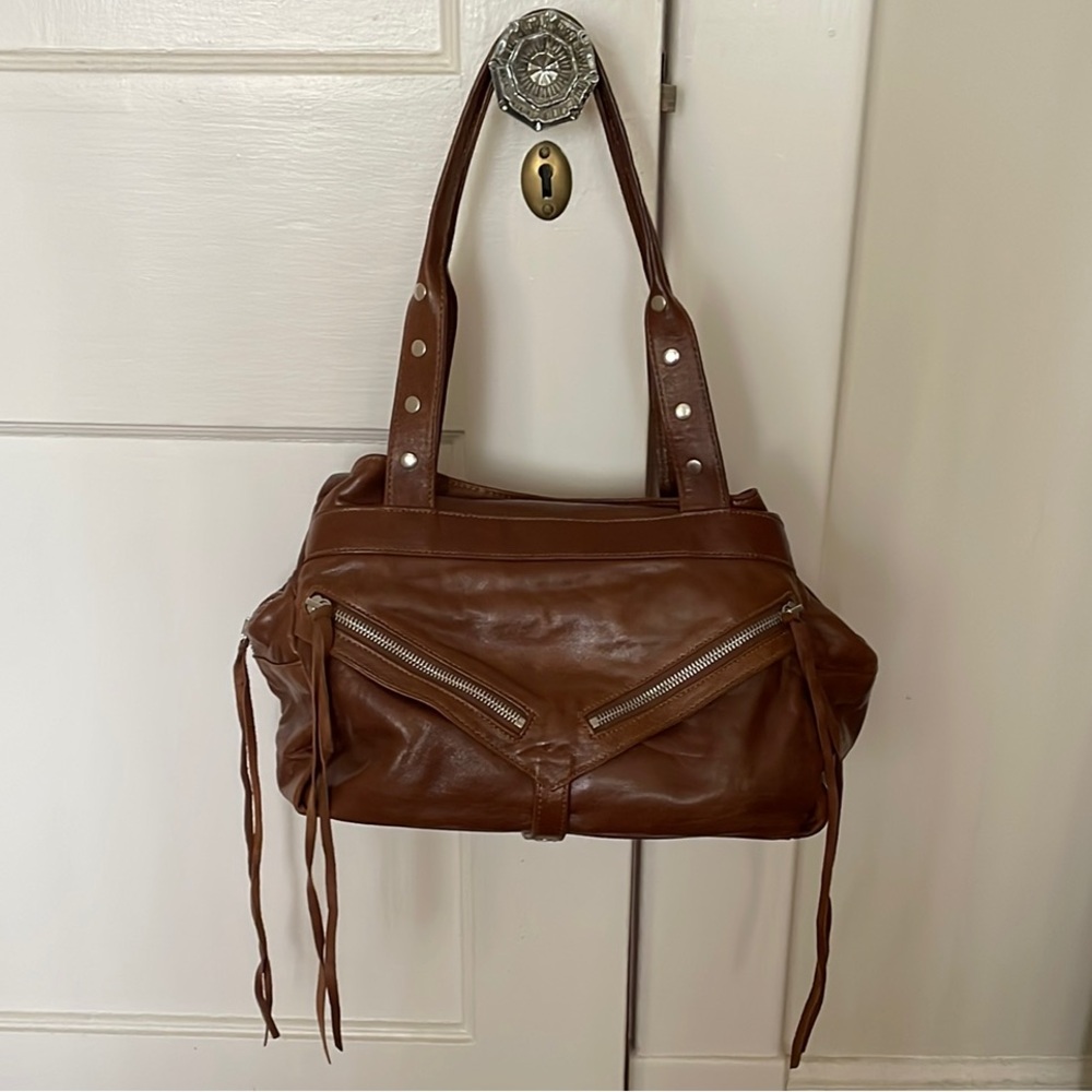 Botkier Lux Leather Bag in Toffee